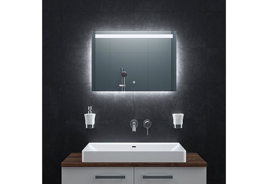 Bringer Badspiegel BRS104, Badezimmerspiegel mit Anti-Beschlag und Speicher günstig online kaufen