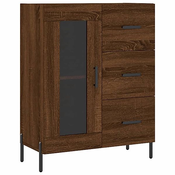 vidaXL Sideboard Braun Eichen-Optik 69,5x34x90 cm Holzwerkstoff 828059 günstig online kaufen