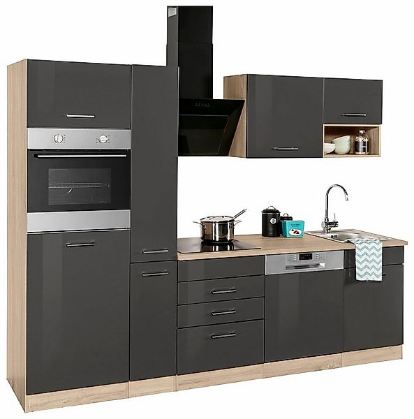 KOCHSTATION Küchenzeile KS-Haiti, ohne E-Geräte, Breite 260 cm günstig online kaufen