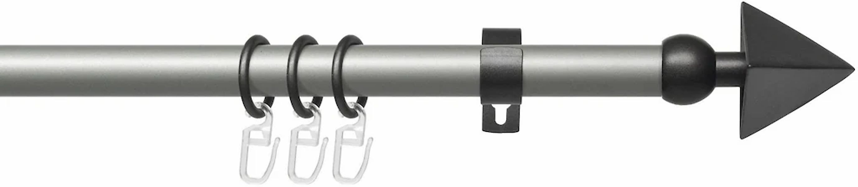 Liedeco Gardinenstange "Lan Spear" Ø 20 mm 1 läufig-läufig Fixmaß 1-läufig günstig online kaufen