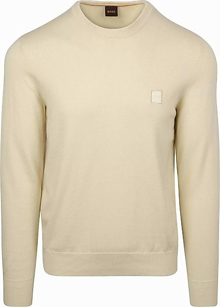 BOSS Pullover Kanovano Off White - Größe M günstig online kaufen