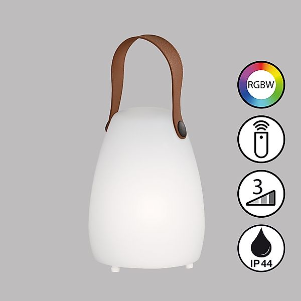 Akku-Tischleuchte   ¦ weiß ¦ Maße (cm): B: 12 H: 16 T: 12.0 Lampen & Leucht günstig online kaufen