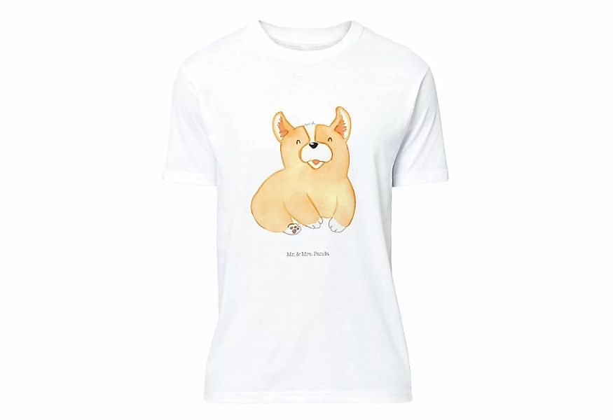 Mr. & Mrs. Panda T-Shirt Corgie - Weiß - Geschenk, Junggesellenabschied, Ti günstig online kaufen