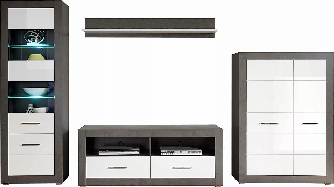 INOSIGN Wohnwand "Etero", (Set, 4 St.) günstig online kaufen