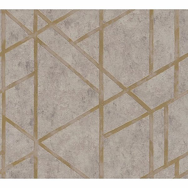 Bricoflor 20er Jahre Tapete Im Industrial Style Art Déco Vliestapete Geomet günstig online kaufen