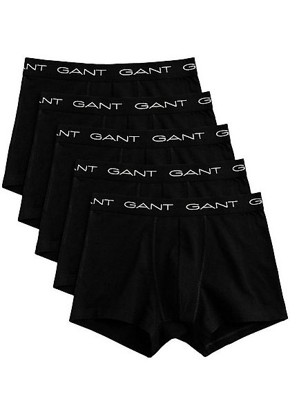 Gant Boxershorts TRUNK 5-PACK (Packung, 5-St., 5) mit elastischem GANT-Logo günstig online kaufen