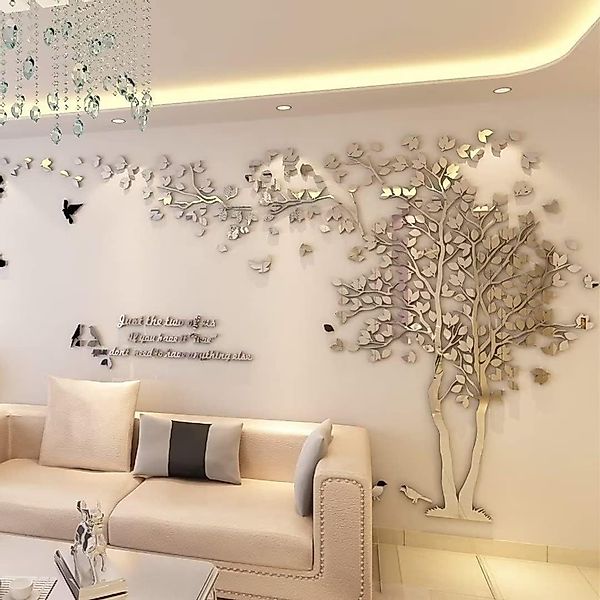 ZEUOPQ 3D-Wandtattoo 3D-Wandtattoo Dreidimensionaler dekorativer AusAcryl günstig online kaufen