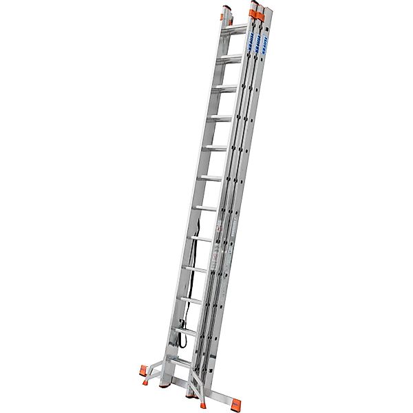 Krause Tribilo Sprossen-Vielzweck-Leiter 3 x 12 Sprossen Treppenfunktion günstig online kaufen