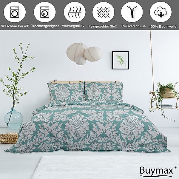 Buymax Bettwäsche, Renforcé, 3 teilig, Bettbezug-Set günstig online kaufen