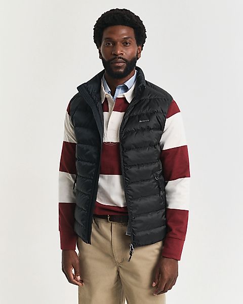 Gant Steppweste "LIGHT DOWN VEST", Stehkragen, leicht, 2-Wege Reißverschlus günstig online kaufen