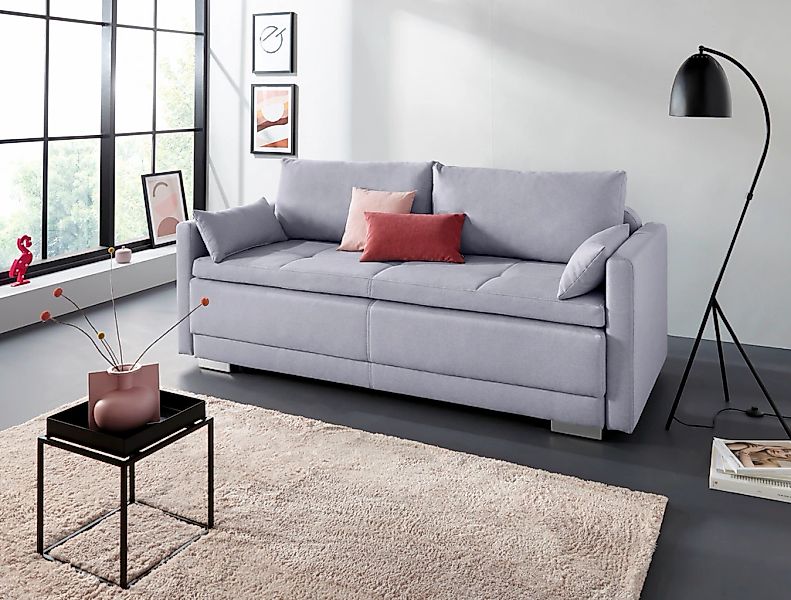 OTTO home Schlafsofa "Berlin" mit Boxspringaufbau, Bettfunktion & Bettkaste günstig online kaufen