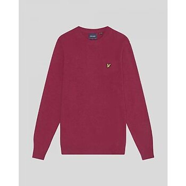 Lyle & Scott  Pullover KN2114V LAMBSWOOL BLEND CREW-X318 RICH BURGUNDY günstig online kaufen