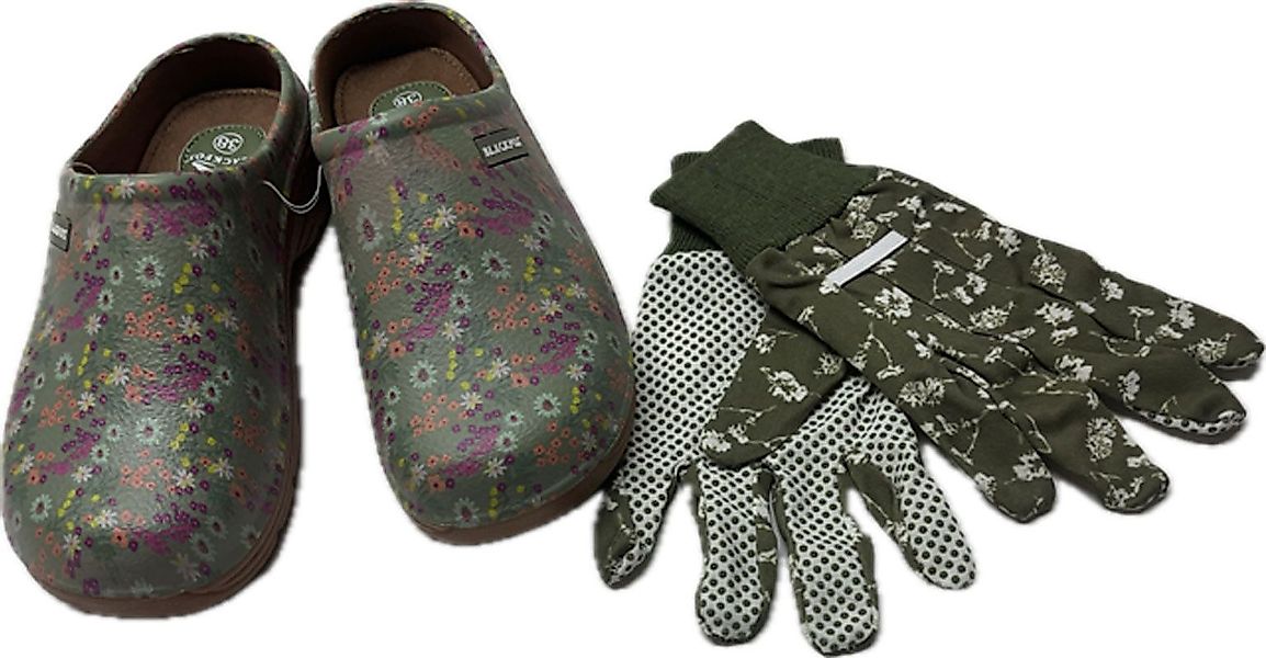 Steinnacher Bärbel Blackfox Gartenclog Adelia grün günstig online kaufen