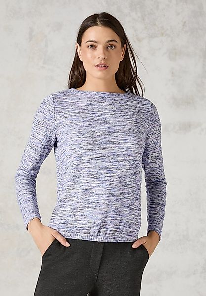 CECIL Strickpullover meliert, mit U-Boot-Ausschnitt günstig online kaufen