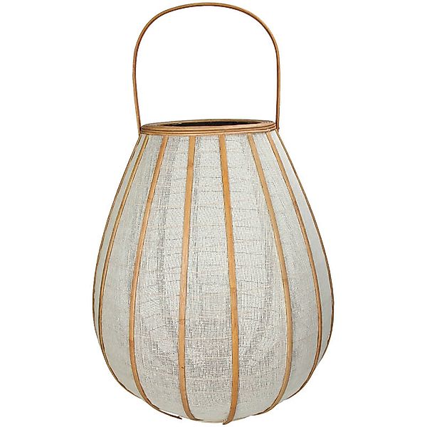 Bambuslaterne elfenbein 43x43 cm günstig online kaufen