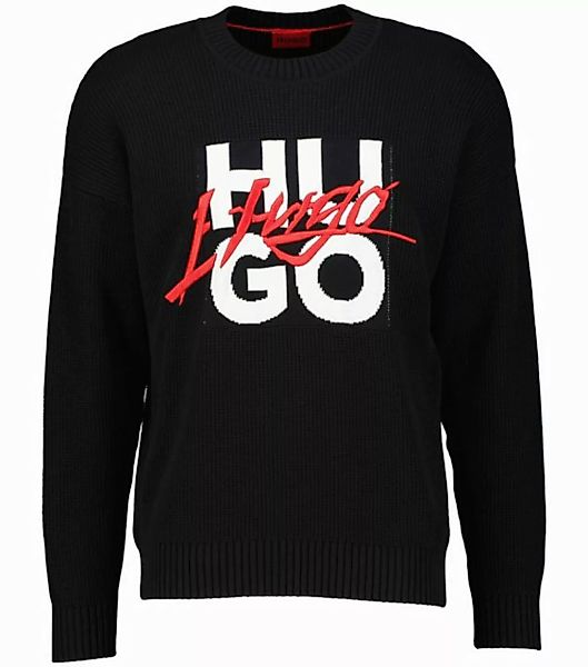 HUGO Strickpullover Herren Strickpullover SEMOU (1-tlg) günstig online kaufen