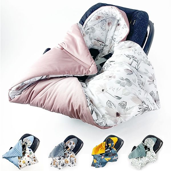 Einschlagdecke Babyschale Autositz mit Klettverschluss, 0-6 günstig online kaufen