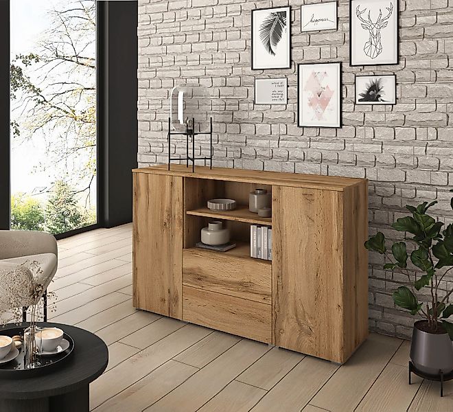INOSIGN Sideboard "PARIS" 1 Stk. tlg. Moderne 140cm breite grifflose Kommod günstig online kaufen