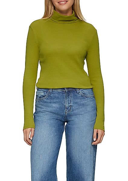 s.Oliver Rollkragenshirt, in Ripp-Optik günstig online kaufen