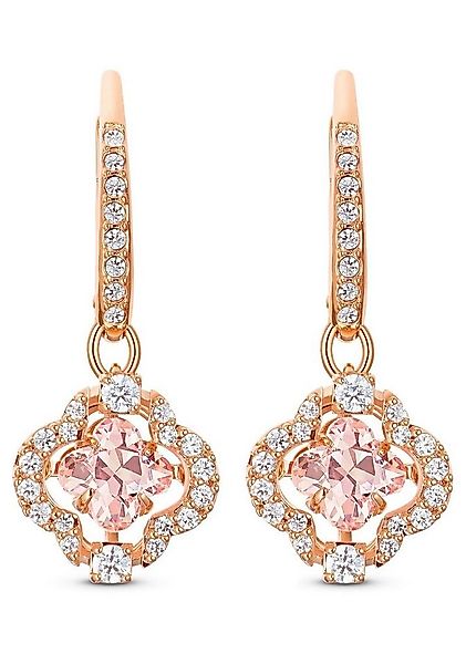 Swarovski Paar Ohrhänger Una Sparkling Dc Glücksklee, mit Swarovski® Krista günstig online kaufen