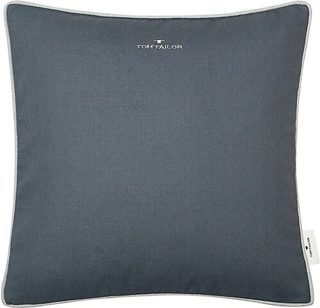 TOM TAILOR HOME Dekokissen »Dove Signature«, mit Paspel, Kissenhülle ohne F günstig online kaufen