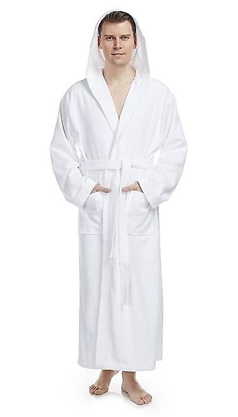 Arus Herrenbademantel Pacific, mit Kapuze, 100% Baumwolle, extra lang, für günstig online kaufen