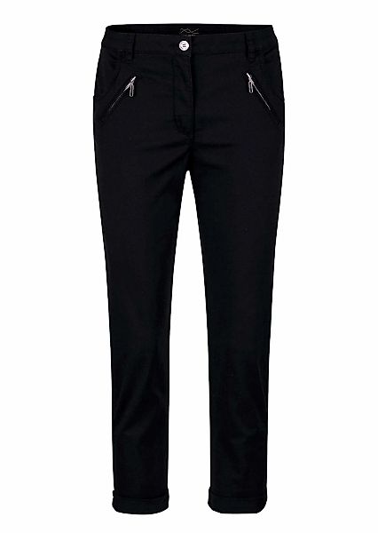 GOLDNER 7/8-Hose "Kurzgröße Lässige Chinohose mit Peach-Finish" günstig online kaufen