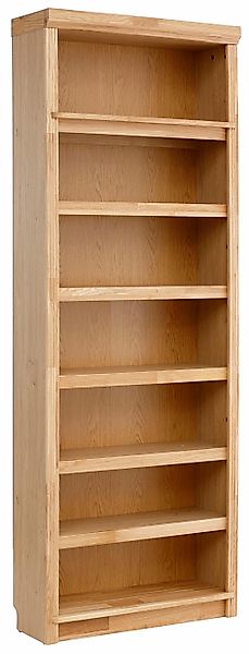 Home affaire Bücherregal "Soeren Eiche Regal B/T/H: 80/29/220/29 cm" teilma günstig online kaufen