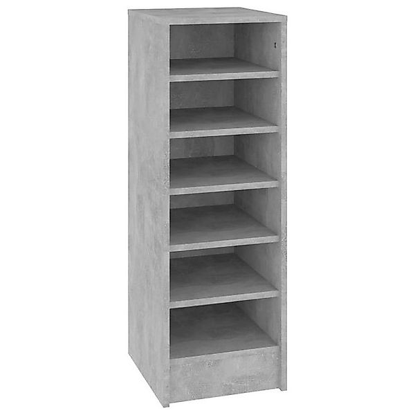 furnicato Hängeschuhschrank Schuhschrank Betongrau 31,5x35x90 cm Holzwerkst günstig online kaufen