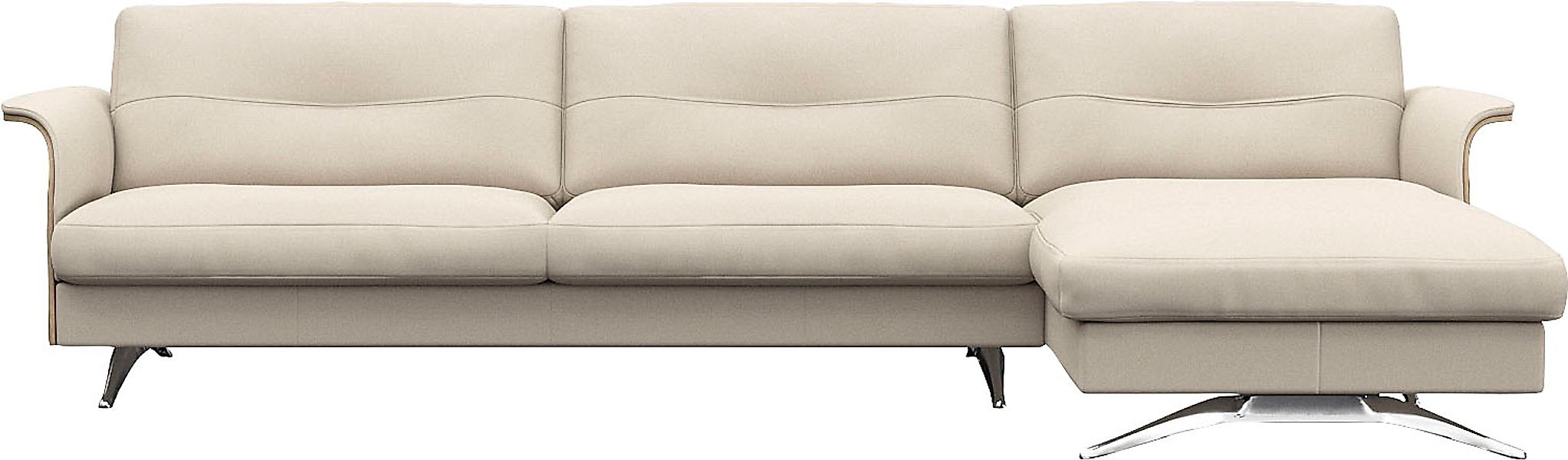 FLEXLUX Ecksofa »Glow, super bequem durch hochwertigem Sitzaufbau mit Feder günstig online kaufen