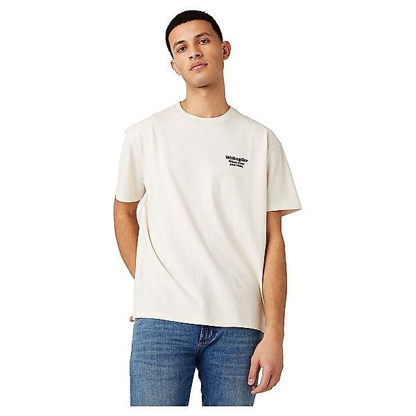 Wrangler Wwyg Kurzärmeliges T-shirt 2XL Natural Ecru günstig online kaufen