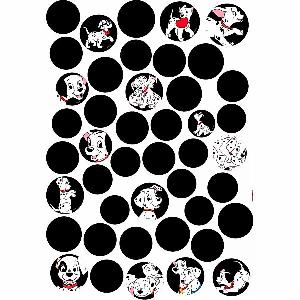 Komar Deko-Sticker 101 Dalmatiner Dots 50 cm x 70 cm günstig online kaufen