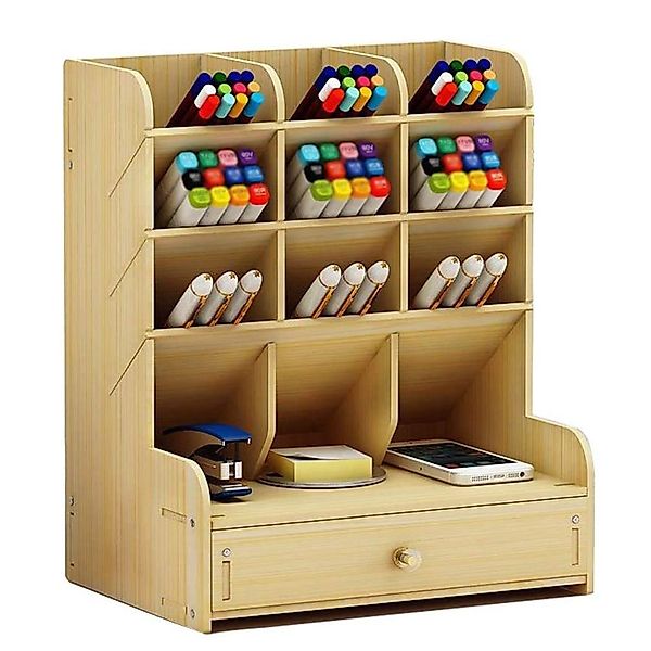 zggzerg Regal-Schreibtisch Schreibtisch-Organizer aus Holz, multifunktional günstig online kaufen