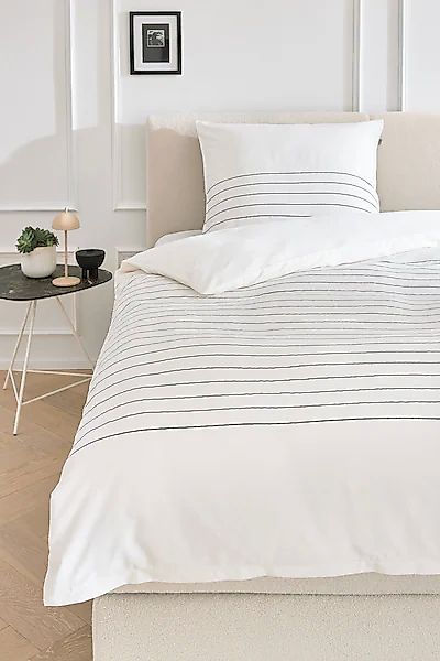 Musterring Wendebettwäsche »Simple«, aus hochwertigen Naturfasern günstig online kaufen