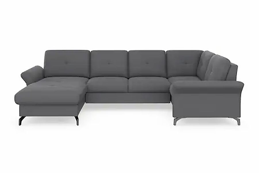 Home affaire Wohnlandschaft »Calando U-Form« wahlweise mit Bettfunktion, Be günstig online kaufen