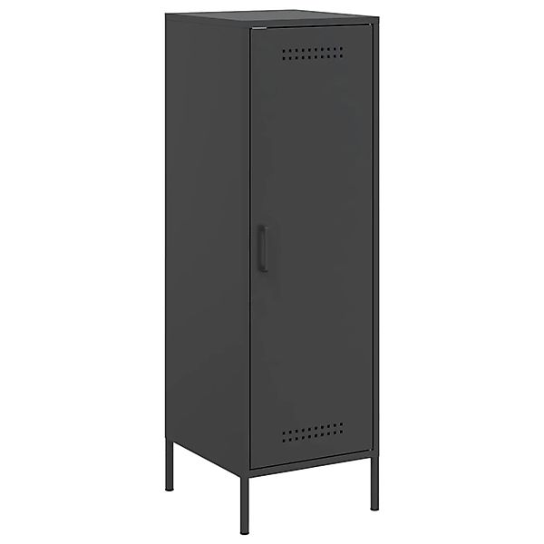 vidaXL Highboard Schwarz 36x39x113 cm Stahl 843006 günstig online kaufen