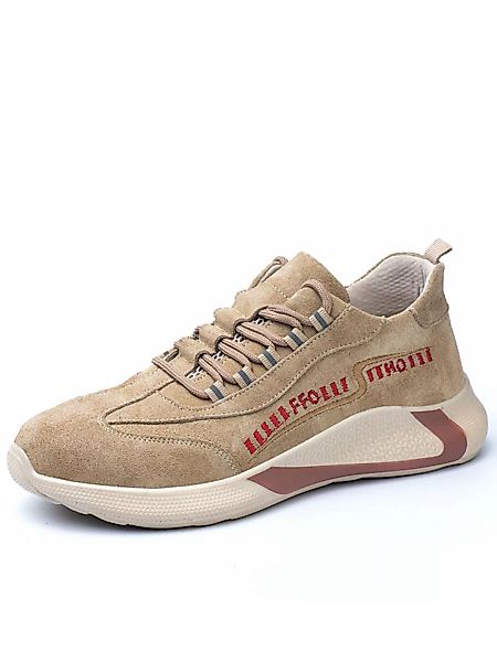 Herren Wildleder Stahlkappe Rutschfeste Soft Sole Casual Sicherheits-Sneake günstig online kaufen