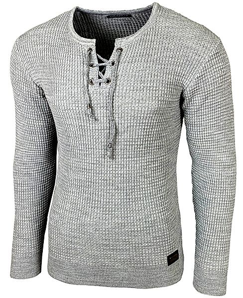 Baxboy Strickpullover Baxboy Herren Pullover Rundkragen günstig online kaufen
