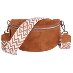 MIRROSI Bauchtasche Damen, Veloursleder, Made in günstig online kaufen