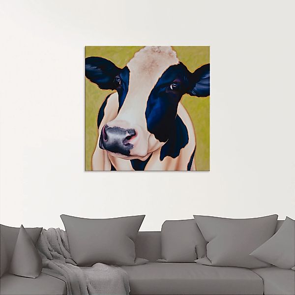 Artland Glasbild "Kuh Paula", Haustiere, (1 St.), in verschiedenen Größen günstig online kaufen