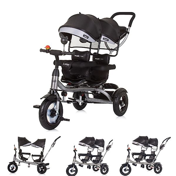Chipolino Dreirad Geschwisterdreirad Tricycle 2Play, zwei günstig online kaufen
