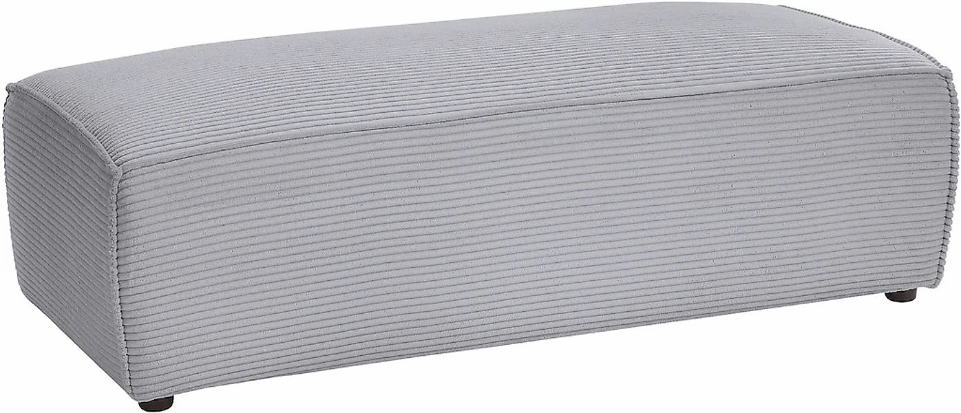 Home affaire Hocker "NEU: SHERWOOD XXL, Polsterhocker, Cord, Webstoff", rec günstig online kaufen