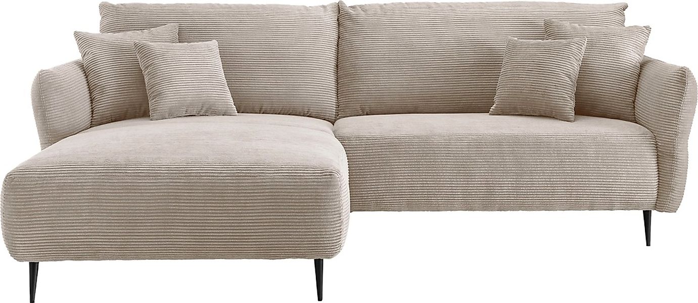INOSIGN Ecksofa »Amarena L-Form«, inklusive Armlehnenverstellfunktion, 4x Z günstig online kaufen