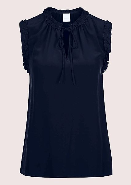 MADELEINE Kurzarmshirt "Blusentop Ärmelloses Top aus reiner Seide" günstig online kaufen