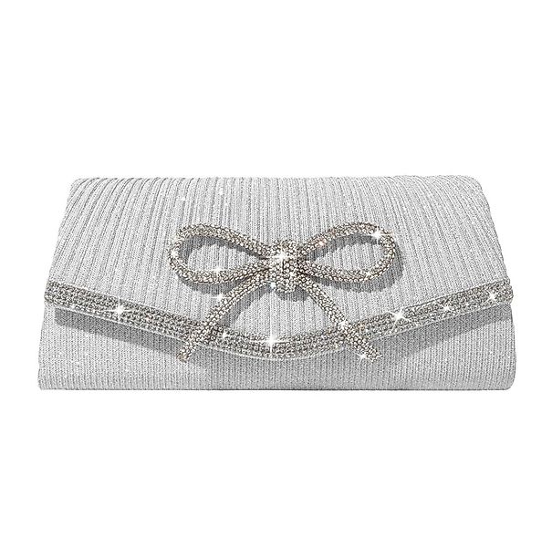 Coonoor Clutch Bow Abendschuh Tasche Glitzernde Clutch Taschen für Damen, H günstig online kaufen