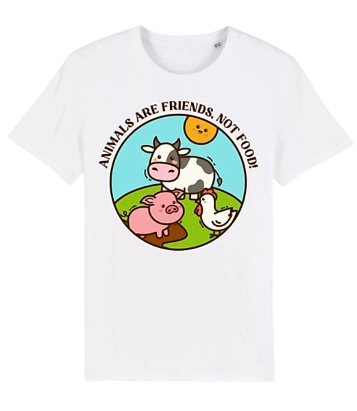 Animals Are Friends Not Food · Männer Bio T-Shirt Stanley Stella 2.0 günstig online kaufen