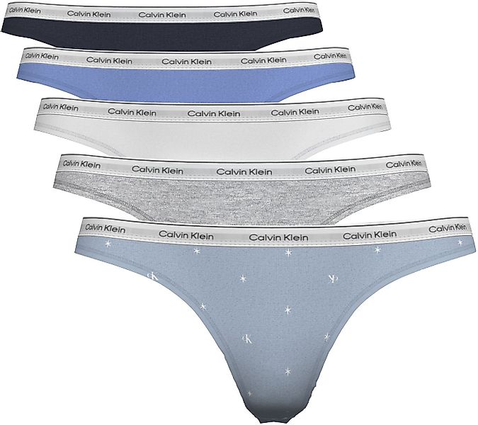 Calvin Klein Underwear Tanga THONG 5 PK (Packung) Körpernahe Passform günstig online kaufen