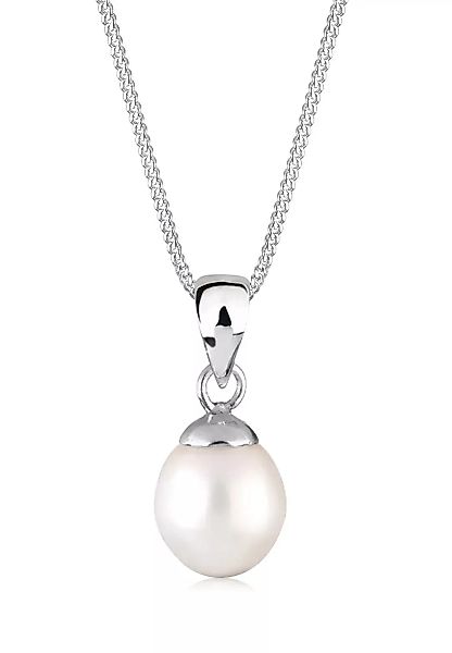 Elli Perlenkette "Süßwasserzuchtperle Tropfen 925 Sterling Silber" günstig online kaufen