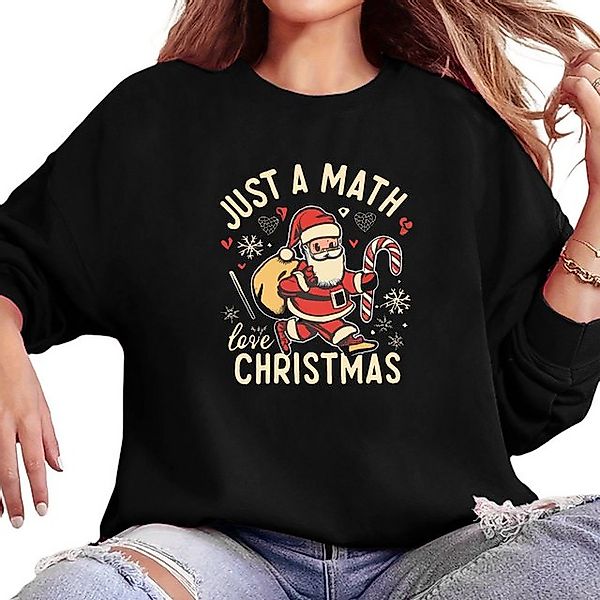 MC Star Weihnachtspullover Damen Fleece Weihnachts Sweatshirt Xmas Sweater günstig online kaufen