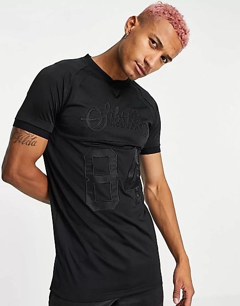 SikSilk – Sport-T-Shirt in Schwarz günstig online kaufen